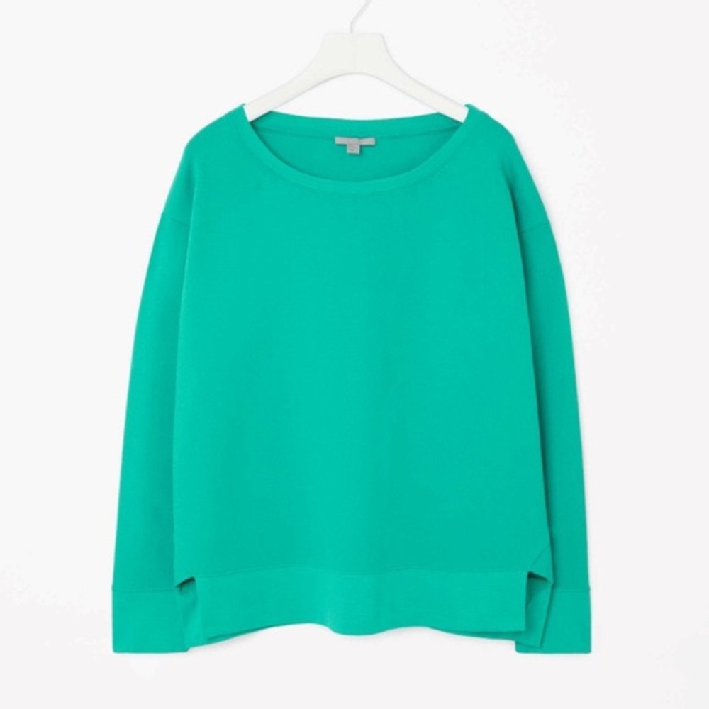 COS Teal Mod Sweatshirt